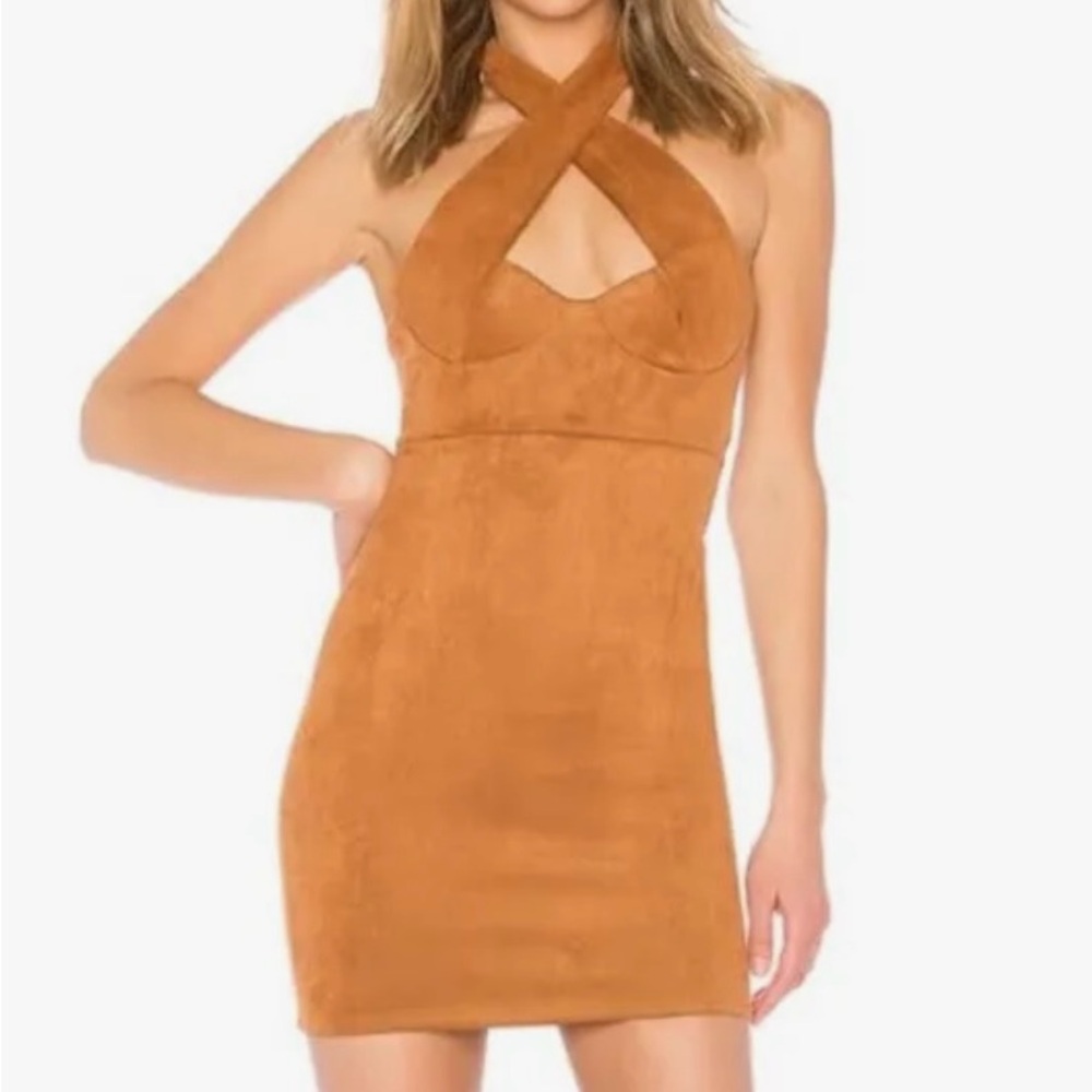 Adjustable Halter Mini Dress